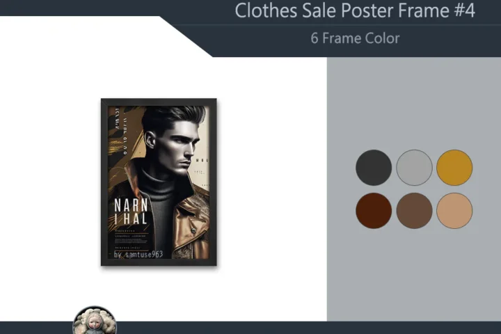 Clothes Sale Poster Frame #4 Samtuse963