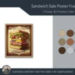 Sandwich Sale Poster Frame #1 Samtuse963
