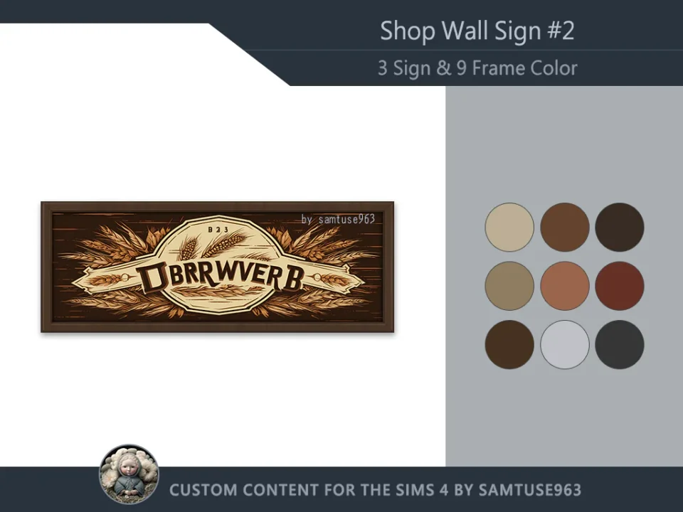 Shop Wall Sign #2 Samtuse963