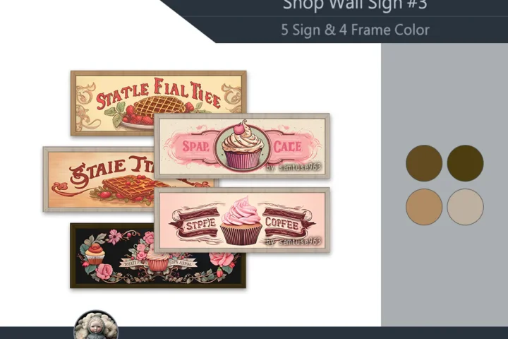 Shop Wall Sign #3 Samtuse963