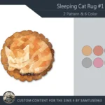 Sleeping Cat Dance Rug #1 Samtuse963