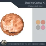 Sleeping Cat Dance Rug #1 Samtuse963