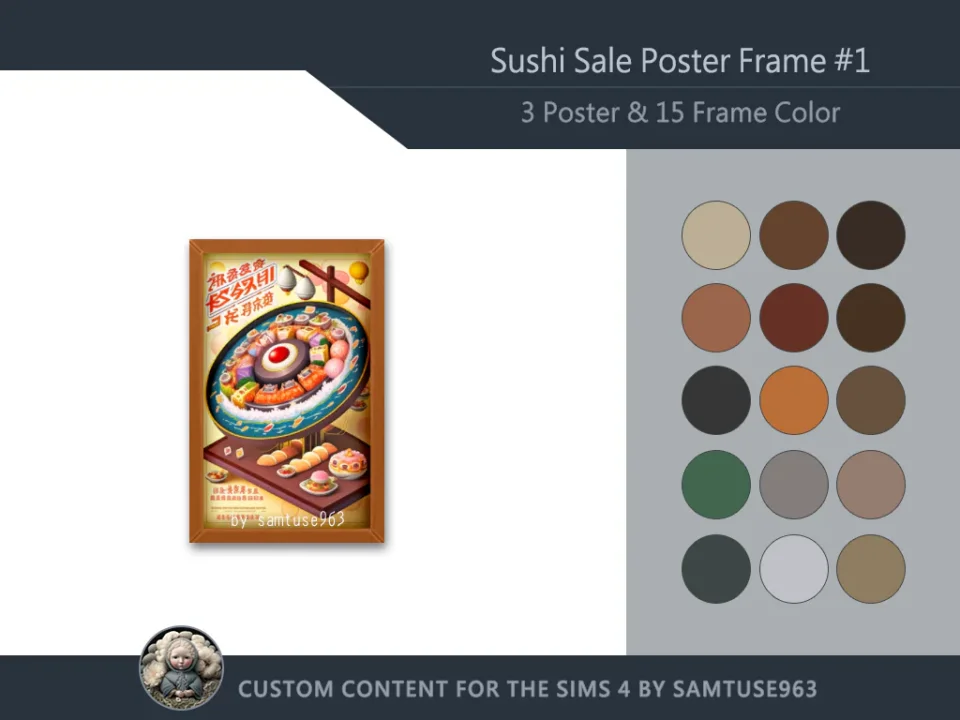 Sushi Sale Poster Frame #1 Samtuse963