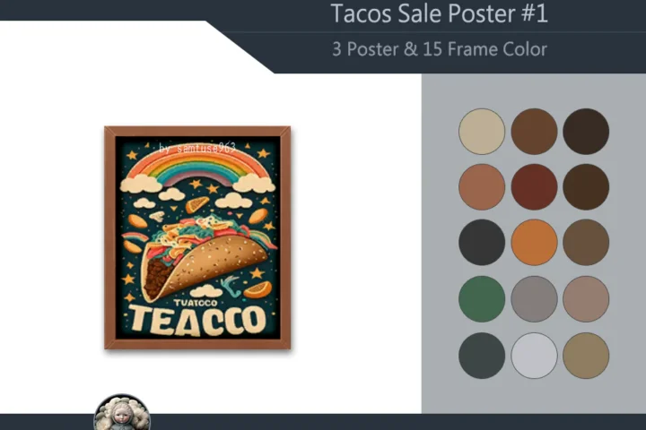 Tacos Sale Poster #1 Samtuse963