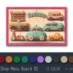 Toy Shop Menu Board #2 Samtuse963