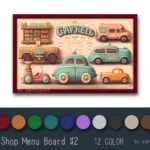 Toy Shop Menu Board #2 Samtuse963