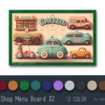 Toy Shop Menu Board #2 Samtuse963