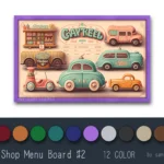 Toy Shop Menu Board #2 Samtuse963