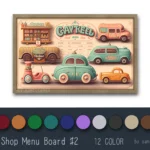Toy Shop Menu Board #2 Samtuse963