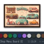 Toy Shop Menu Board #2 Samtuse963