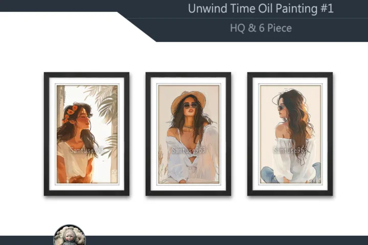 HQ Unwind Time Oil Painting #1 Sellable Samtuse963
