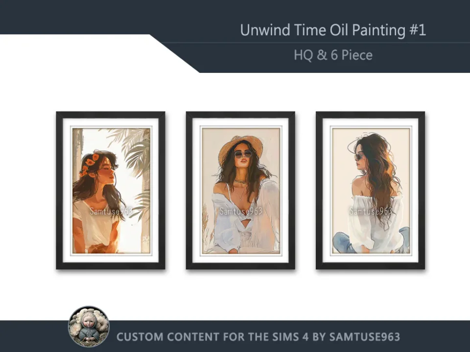 HQ Unwind Time Oil Painting #1 Sellable Samtuse963
