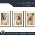 HQ Unwind Time Oil Painting #2 Sellable Extra A Samtuse963