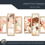 HQ Unwind Time Triptych #3 Sellable Extra B Samtuse963