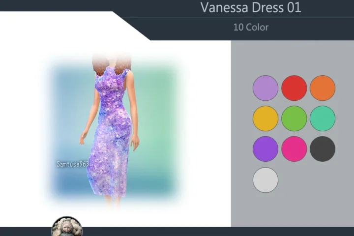 Vanessa Dress #1 Samtuse963