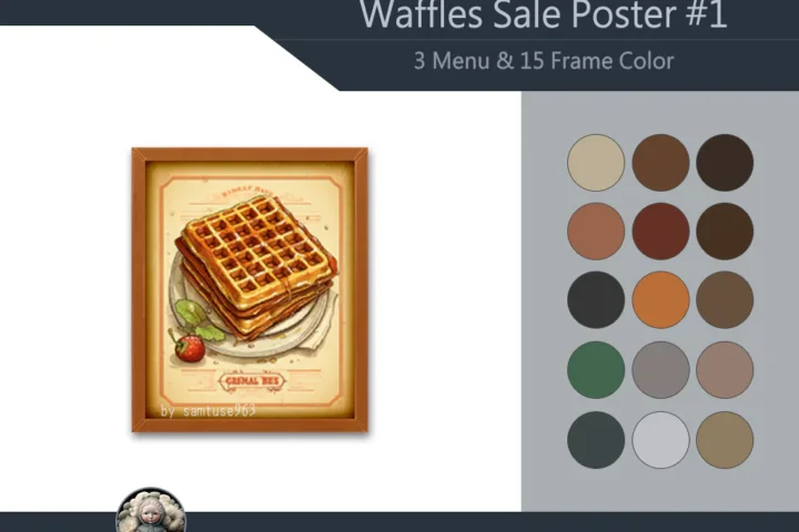 Waffles Sale Poster #1 Samtuse963