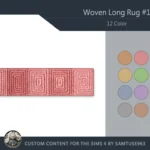 Woven Long Dance Rug #1 Samtuse963