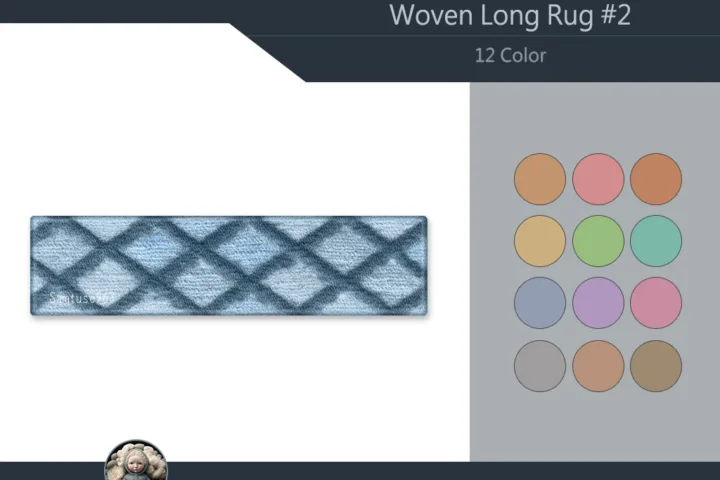 Woven Long Dance Rug #2 Samtuse963