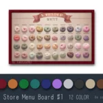 Yarn Store Menu Board #1 Samtuse963