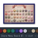 Yarn Store Menu Board #1 Samtuse963