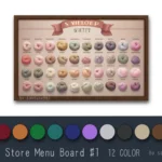 Yarn Store Menu Board #1 Samtuse963