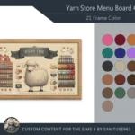 Yarn Store Menu Board #2 Samtuse963