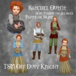 TSM Off Duty Knight Satchel Outfit & Dress