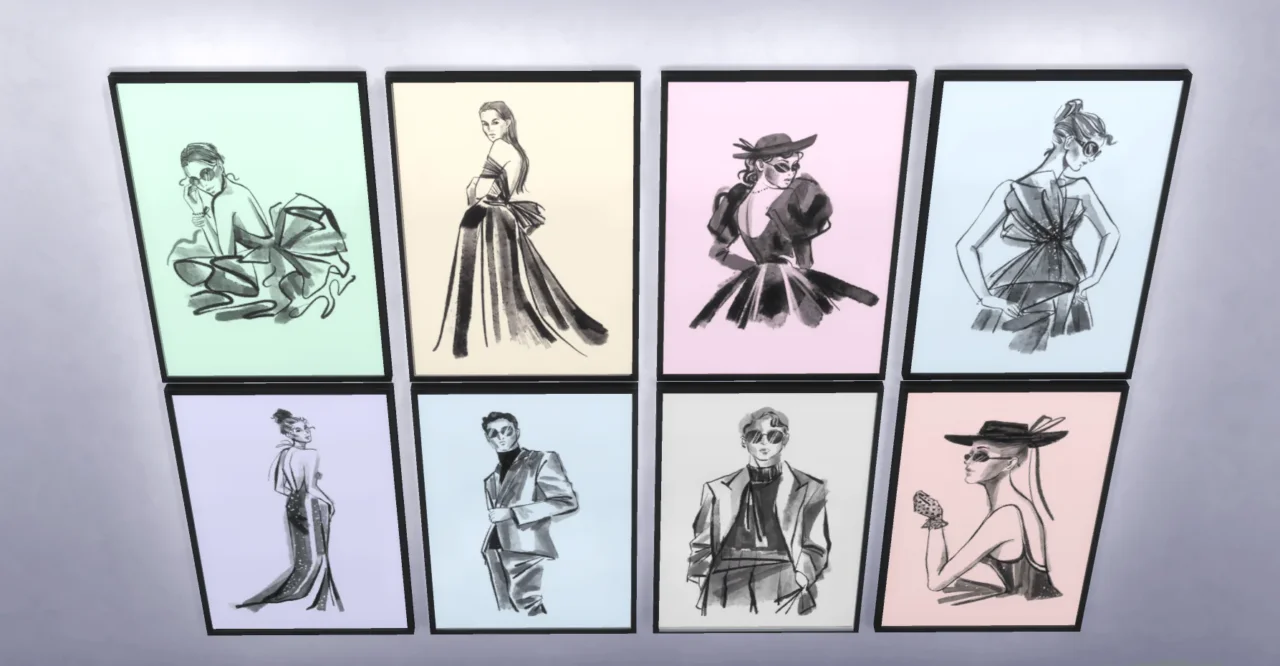 Paintings of mode