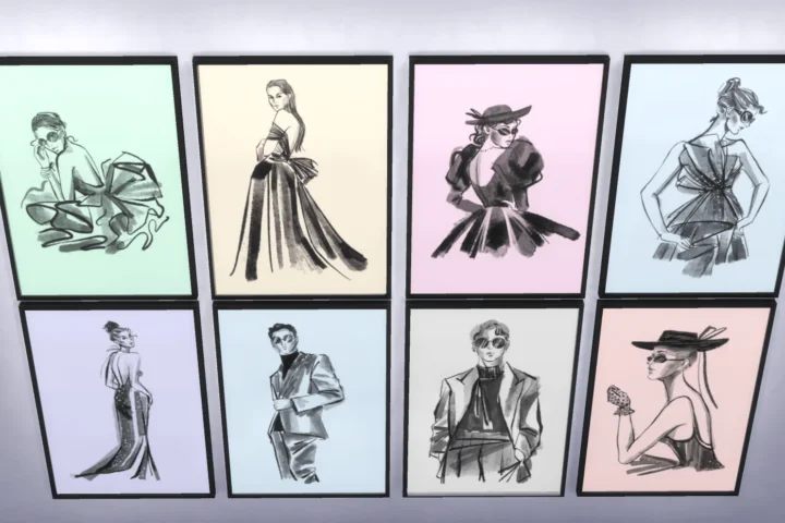 Paintings of mode