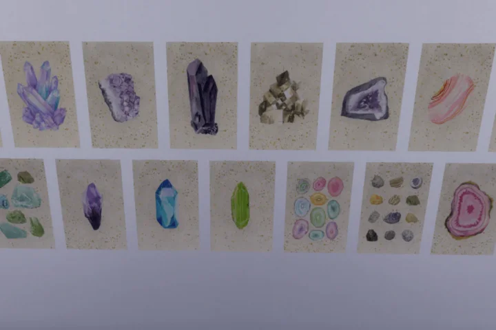 Crystals posters collection