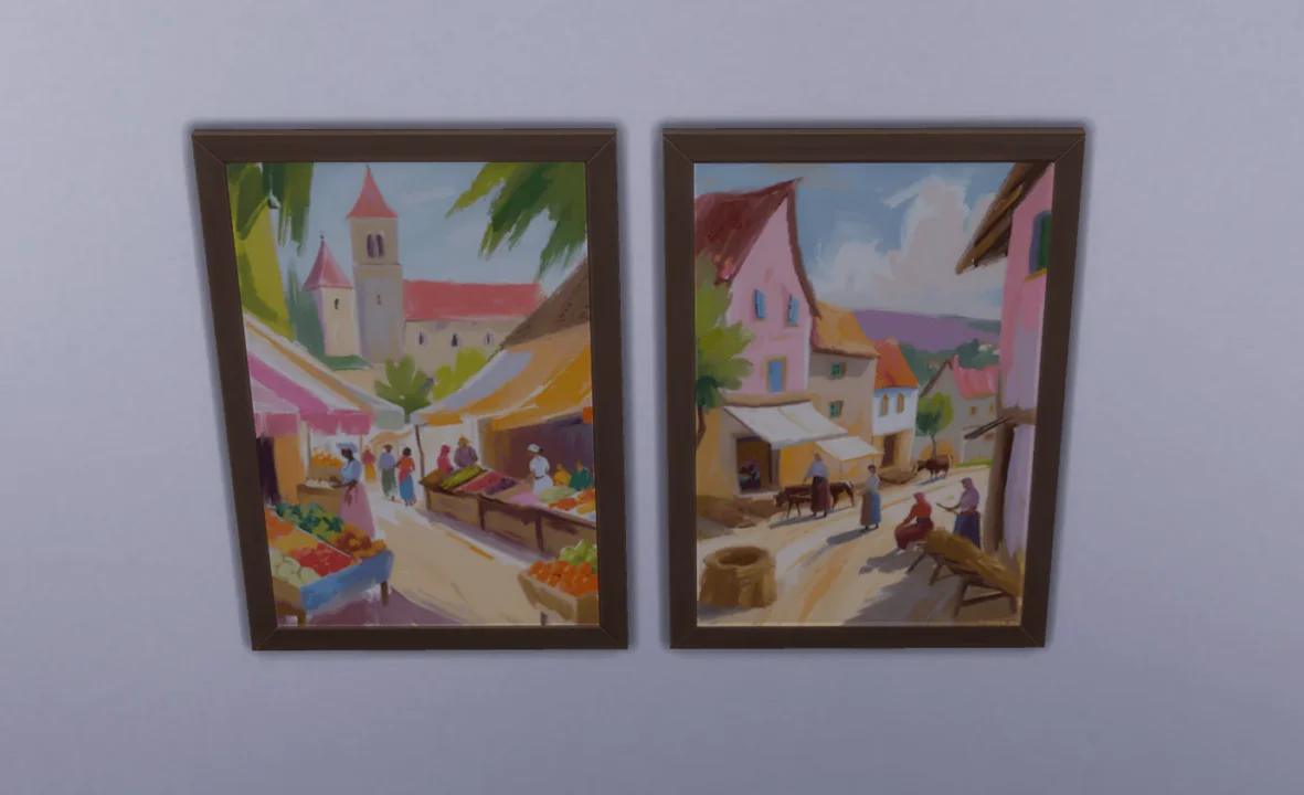 Village paintings