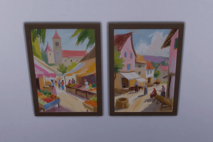 Village paintings