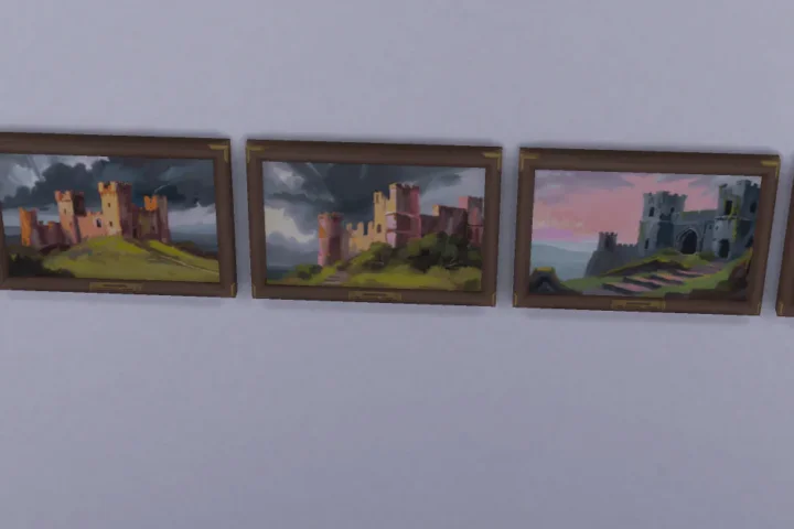 Castle painting