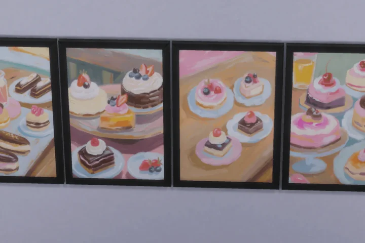 Pastry paintings