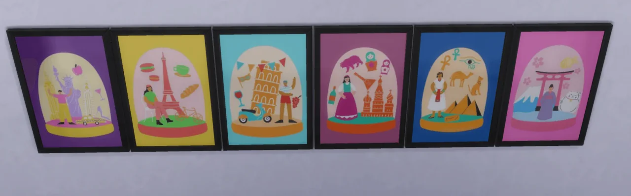 Snowball paintings