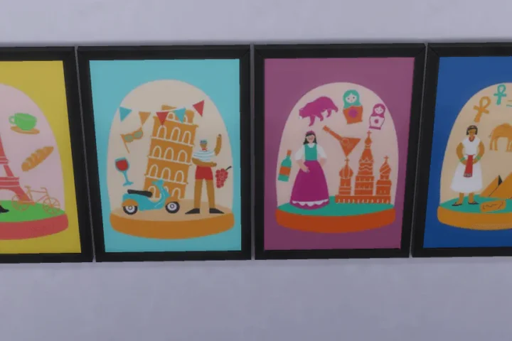 Snowball paintings
