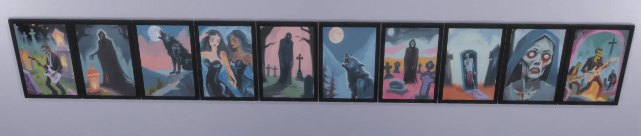 Dark Fantasy oil paintings
