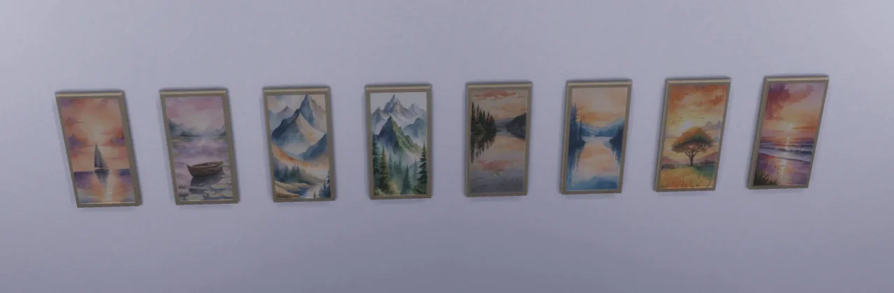 Beautiful Watercolor Landscape