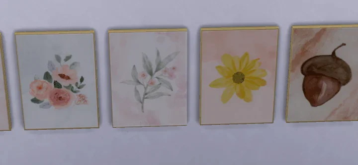 Aquarelle paintings