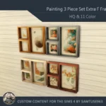 HQ Painting 3 Piece Set Extra F Frame #1 Samtuse963