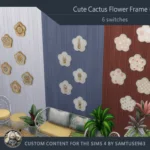 Cute Cactus Flower Frame #1 Sellable Samtuse963