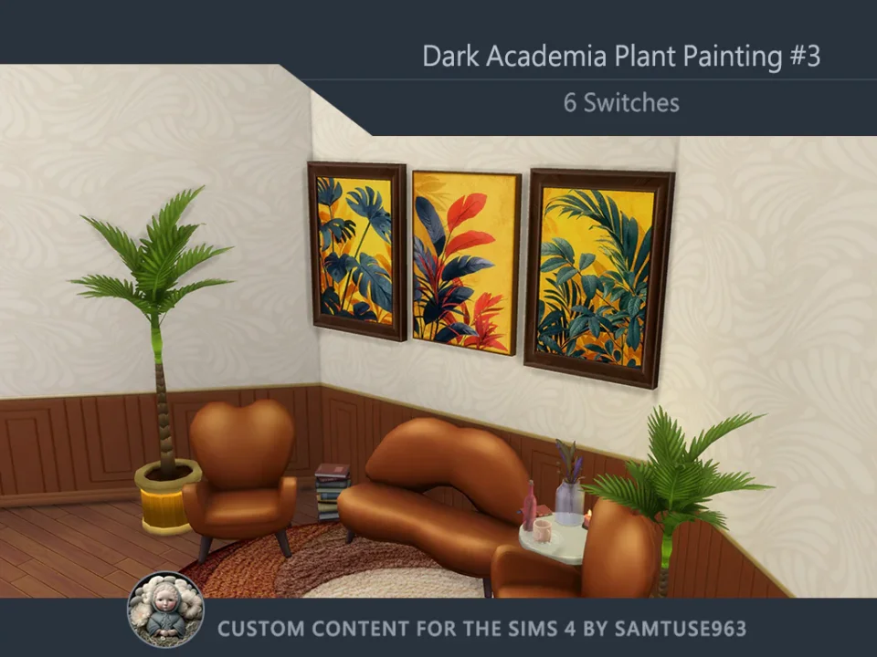 Dark Academia Plant Painting #3 Sellable Extra A Samtuse963
