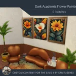 Dark Academia Flower Painting #3 Sellable Extra A Samtuse963