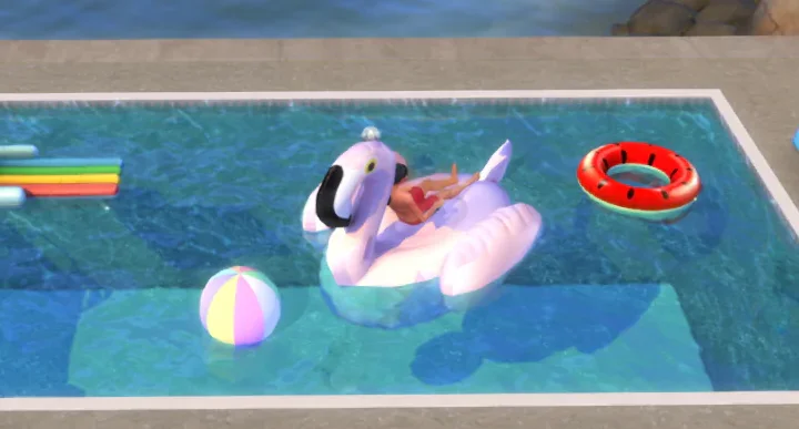 Functional Flamingo pool float