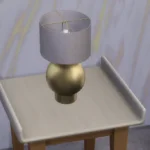 Luxury gold lamp