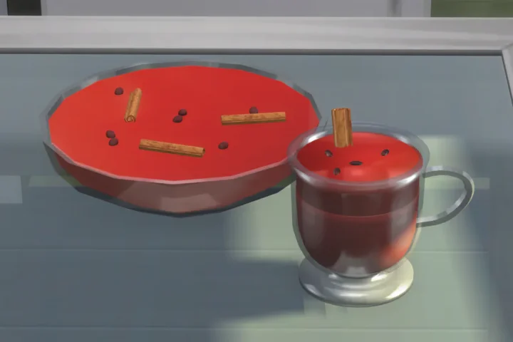 Hot Spiced Cranberry Punch