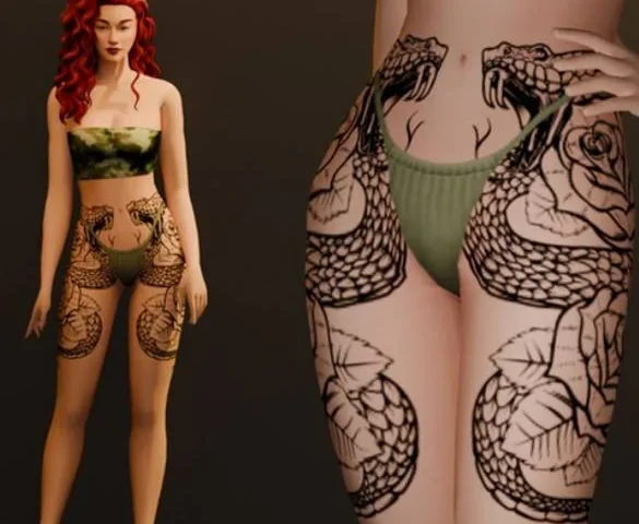 Floral Tattoo N2