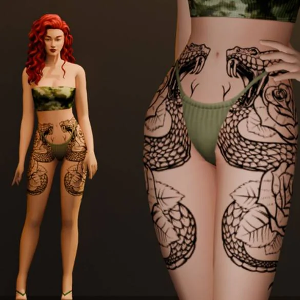 Floral Tattoo N2