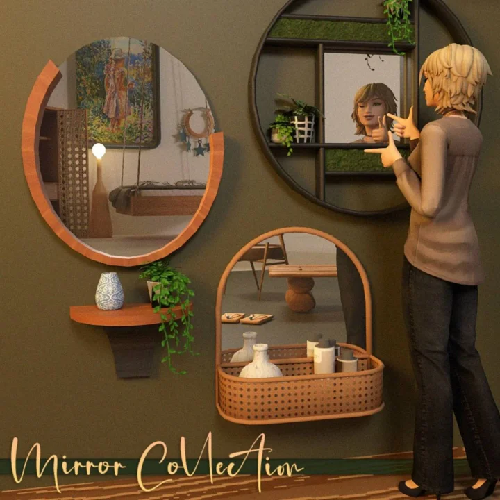 Mirror Collection CC by SNOOTYSIMS 🪞