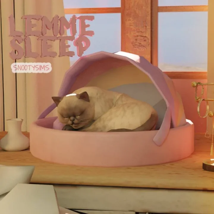 LEMME SLEEP Cat Bed